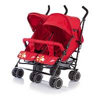 Коляска для двойни  Baby Care City Twin трость